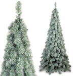 Sztuczna Choinka LENA 180 od Polskiego Producenta GOLIAT - Zielono-biała, Wysokość 180 cm