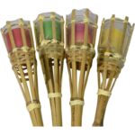 Pochodnia bambusowa Citronella - Czerwona, Odstraszająca Owady - obrazek 2