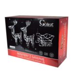 Renifery akrylowe z saniami - obrazek 3