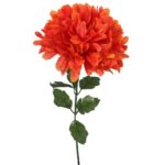 CHRYZANTEMA POJEDYNCZY KWIAT FI 20 CM POMARAŃCZOWY