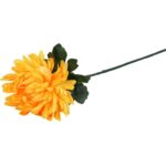 Sztuczna Chryzantema Żółta 68cm - Dekoracja na Wszystkich Świętych - obrazek 2