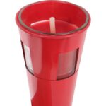 Pochodnia zapachowa Citronella w metalowej obudowie - kolor czerwony - obrazek 3