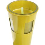 Pochodnia zapachowa antyowadza Citronella - żółta, metalowa - obrazek 2