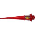 Pochodnia Metalowa Citronella do Odstraszania Owadów - Czerwona - obrazek 2