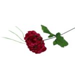 Sztuczna Chryzantema Ciemno Różowa 45 cm - Dekoracja na Wszystkich Świętych - obrazek 2