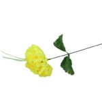 Sztuczna Chryzantema Żółta 45 cm - Dekoracja na Wszystkich Świętych - obrazek 2