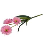 Sztuczny Kwiat Gerbera Różowy 55cm - Wysokiej Jakości Dekoracja - obrazek 3