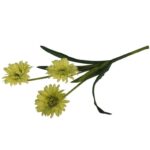 Sztuczna Gałązka Gerbery Zielonej o Wysokości 55 cm - Dekoracja Wnętrz - obrazek 3