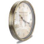 Zegar ścienny Paryski Łuk Triumfalny z płynną wskazówką sekundową - obrazek 2