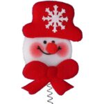 Opaska na głowę z bałwanami na sprężynkach - obrazek 2