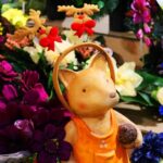 Opaska na głowę z reniferami brązowa - obrazek 2