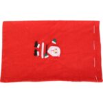 Czerwony Worek na Prezenty 40x30 cm z Materiału - obrazek 2