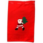 Czerwony Worek na Prezenty 40x30 cm z Materiału