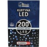 KURTYNA 200 LED ZASŁONA ŚWIETLNA LAMPKI ŚWIĘTA LAMPKA ŚWIĄTECZNA  2 x 1 m - obrazek 3