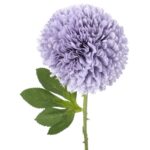 Sztuczny kwiat - Fioletowy czosnek pojedynka o długości 52 cm - obrazek 2