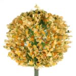 Czosnek - Sztuczny Kwiat w Kolorze Pomarańczowym o Wysokości 80 cm - obrazek 2