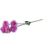 GAŁĄZKA 5 CZOSNKÓW KWIAT SZTUCZNY FIOLETOWY - obrazek 3