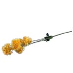 Żółty Sztuczny Kwiat Czosnku - Gałązka 5 sztuk, Wysokość 65 cm - obrazek 3