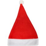 CZAPKA MIKOŁAJA PRZEBRANIE WELUROWA Z POMPONEM - obrazek 2