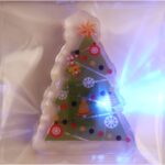 ŚWIĄTECZNA NAKLEJKA ŻELOWA 3 LED NA SZYBĘ OKNO DEKORACJA BOŻE NARODZENIE CHOINKA - obrazek 2