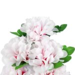 Bukiet 5 chryzantem 36 cm kolor biało różowy - obrazek 2