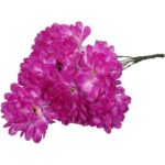 Bukiet 9 chryzantem w kolorze fioletowym 36 cm - obrazek 2