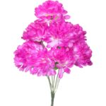 Bukiet 9 chryzantem w kolorze fioletowym 36 cm