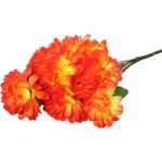 Bukiet 9 chryzantem w kolorze pomarańczowym - obrazek 3