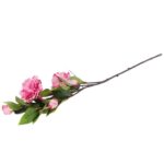 Sztuczna gałązka kwiatów Dalii w kolorze Różowym 93 cm - obrazek 3