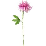 Dalia kwiat sztuczny pojedynka wrzosowa - obrazek 2