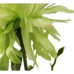 Dalia kwiat sztuczny pojedynka zielona - obrazek 3