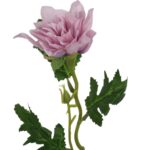 Sztuczna Gałązka z Dwoma Daliami w Kolorze Wrzosowym - 66 cm - obrazek 3