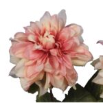 Dekoracyjna Gałązka z Trzema Daliami w Jasnoróżowym Kolorze - 80 cm - obrazek 3