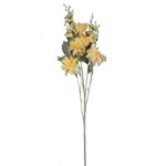 GAŁĄZKA 5 DALII Z WIELOMA PĄKAMI ŻÓŁTA