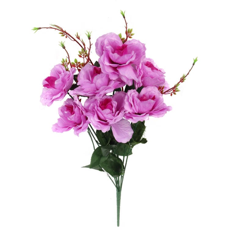 DBR-7W BUKIET 7 RÓŻ KWIAT SZTUCZNY WRZOSOWE 70 CM - obrazek 1