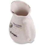 Dekoracyjny Dzbanek Ceramiczny Hiacynt 16 cm z Antypoślizgowymi Podkładkami - obrazek 2