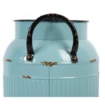 Metalowa Kanka Vintage Miętowa z Efektem Postarzania 27x18x13 cm - obrazek 3