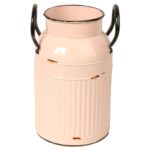 Kanka Vintage w Kolorze Pudrowego Różu z Efektem Postarzenia 21x13 cm