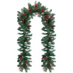 Girlanda świąteczna- choinkowa Szyszki + Jarzębina 270cm - obrazek 2