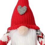 SKRZAT Świąteczny Krasnal GNOM Ozdoba Świąteczna Prezent 17 cm - obrazek 3