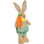 ZAJĄC PLUSZOWY Z MARCHEWKĄ FIGURKA STOJĄCA 45 CM - obrazek 3