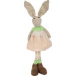 ZAJĄC W SUKIENCE FIGURKA STOJĄCA 50 CM