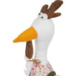 KOGUT W SUKIENCE FIGURKA SIEDZĄCA 38 CM - obrazek 2