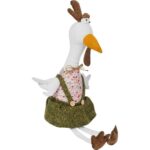 KOGUT W SUKIENCE FIGURKA SIEDZĄCA 38 CM - obrazek 3