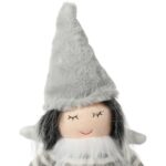 Pluszowy Anioł Siedzący ze Zwisającymi Nogami 40cm - Kolor Szary - obrazek 3