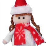 Ozdoba bożonarodzeniowa ANIOŁEK ze zwisającymi nogami 20 cm biały - obrazek 2