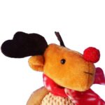 Ozdoba bożonarodzeniowa figurka RENIFER ze zwisającymi nogami 22 cm - obrazek 3