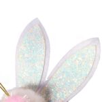 OPASKA NA GŁOWĘ Z GŁOWĄ ZAJĄCA BIAŁA - obrazek 3