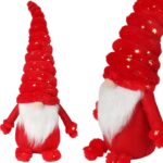 SKRZAT Świąteczny Krasnal GNOM Ozdoba Świąteczna Prezent 60 cm