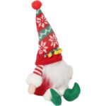 SKRZAT Świąteczny Krasnal GNOM Ozdoba Świąteczna skandynawska Prezent 25 cm - obrazek 3